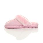 Тапочки на плоском каблуке AJVANI, розовый - фото 3