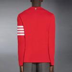 Футболка с принтом 4 Bar Stripe 2003 THOM BROWNE, красный - фото 5
