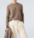 Кашемировый свитер Zegna, Brown - фото 5