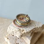 Стек из 4-х колец из смешанных металлов Adornia, Multi - фото 3