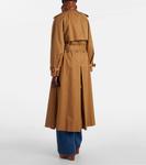 Хлопковый габардиновый тренч Chloé, Golden Brown - фото 3