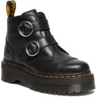 Женские платформенные кожаные ботинки Dr. Martens Devon Circle, Black - фото