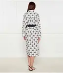 Платье с поясом Marc Cain, белый - фото 3