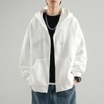 Свитшот-куртка унисекс MONTVOO, светло-серый меланж - фото 3