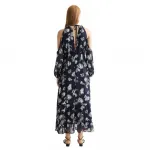 Платье Scotch & Soda Fil Coupe Open Shoulder long, синий - фото 2