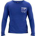 Мужской длинный рукав Leki, синий - фото