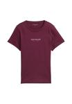 Футболка TOM TAILOR MIT LOGO, Bordeaux/Red/Bordeaux - фото 5
