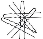 Донегол, Шпилька 7 см, черная, 50 шт Donegal - фото