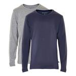 Футболка с длинным рукавом Minymo Basic 34 2 Pack, синий - фото