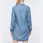 Винтажное платье оверсайз Superdry, синий - фото 3