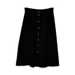 Юбка Vero Moda Melaney High Waist Long Skirt, черный - фото 3
