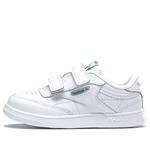Кроссовки club c sneakers white/green Reebok, белый - фото