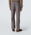 Прямые брюки из хлопка Frame, Slate Grey - фото 4