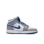 Кроссовки 1 mid 'cement true blue' Air Jordan, серый - фото 2