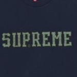 Майка Supreme Twill Appliqué Short-Sleeve Top, темно-синий - фото 2