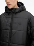 Куртка на молнии с капюшоном Adidas, черный - фото 4