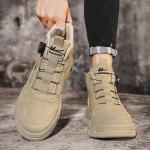 Мужские ботинки Martin Boots Khaki WARRIOR, серые (на флисовой подкладке) - фото 5