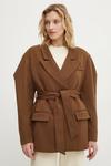 Женский жакет Answear.Lab, коричневый - фото