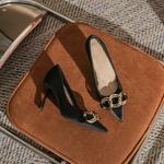 Туфли женские на высоком каблуке Ainer-Cat, черный - фото 14