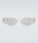 Овальные солнцезащитные очки gv day Givenchy, белый - фото