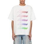 Футболка с несколькими логотипами WE11DONE, белый - фото