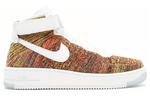 Кроссовки Nike Air Force 1 Mid Flyknit Multi-Color White - фото 2