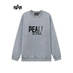 Свитшот мужской Alpha Industries, черный - фото 4