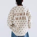 Свитер унисекс HUMAN MADE, морской синий - фото 7