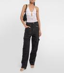 Боди крючком из смесового хлопка ISABEL MARANT, белый - фото 2