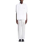 Рубашка поло мужская белая Prada, белый - фото 3