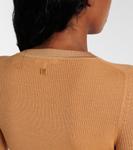Рубашка хенли из шерсти в рубчик Chloé, Tan Apricot - фото 5