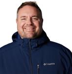 Columbia Mens Gate Racer II Softshell, Collegiate Navy - фото 6