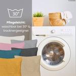 Наволочка wometo Strick Reißverschluss, 45x45 см, бежевый - фото 3