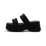 MIS. DANNY Женские слайдеры черные, цвет Black - фото