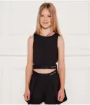 Топ slim fit Calvin Klein Jeans, черный - фото