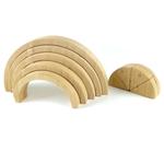 Натуральная деревянная радуга - Creative Turtle / KiddyMate Inna marka - фото 2