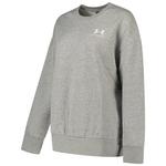 Толстовка Under Armour Essential Fleece OS Crew, серый - фото 2