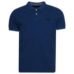 Поло Superdry Classic Pique, синий - фото 3