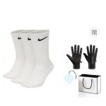 Nike Унисекс носки Crew, набор из 3, 6, 9 пар, белый - фото 9