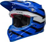 Шлем BELL Moto-9S Flex (Banshee Gloss Blue/White - Large) - фото 3
