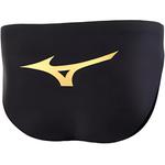 Плавки для плавания мужские Black Mizuno, черные с золотом - фото 3