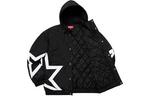 Куртка Supreme SS19 Stars Puffy Jacket Black Back Large logo Pattern Unisex, черный - фото 3
