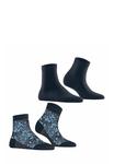Носки GERANIUM 2-PACK Esprit, синий - фото