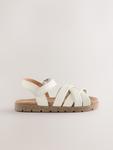 Next Сандалии в белом цвете - фото 3