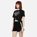 Футболка женская черная Evisu - фото 3