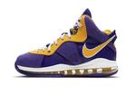 Женские баскетбольные кроссовки Nike Lebron 8 Vintage на шнуровке, фиолетовый - фото