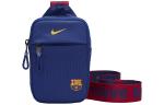 Сумка через плечо унисекс Nike Футбольный клуб "Барселона", синий - фото