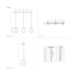 Подвесной светильник EGLO, черный - фото 3