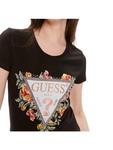 Цветы на футболках Guess, черный - фото 3