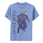 Футболка с графическим рисунком «Капитан Америка» и «Мстители: Финал» для мальчиков 8–20 лет Marvel - фото